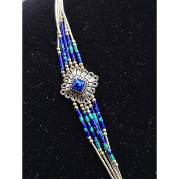 Vintage STC Sterling Silver Concho Jewelry Set – Necklace, Bracelet, and... - Picture 2 of 12